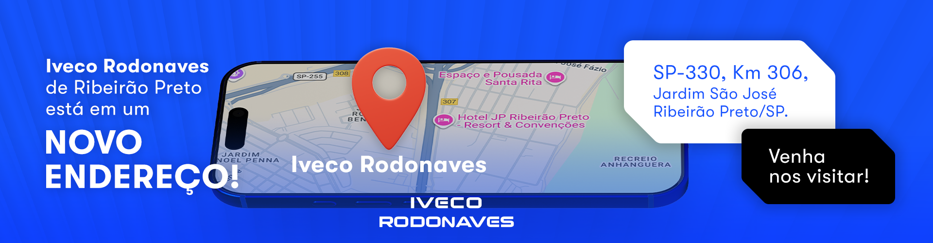 Mudança de Endereço Iveco Rodonaves