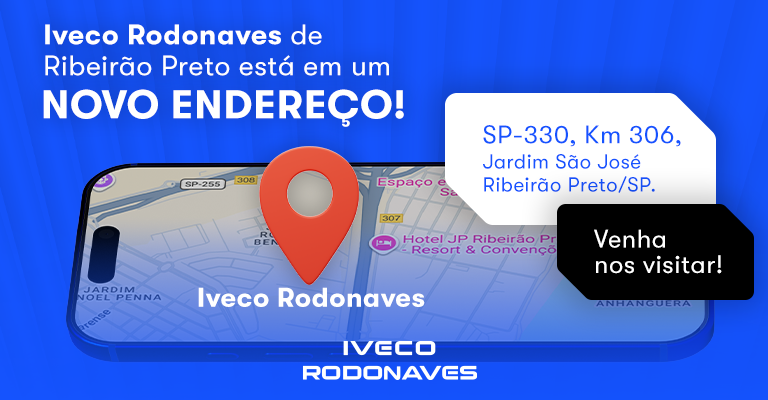 Mudança de Endereço Iveco Rodonaves